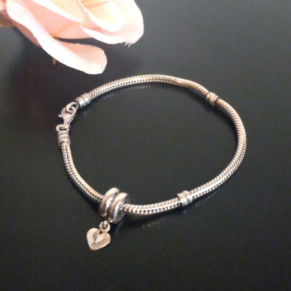 925 bracelet with charm